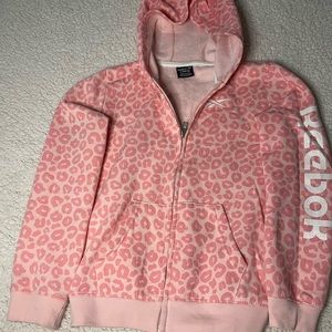 Reebok pink   hoodie